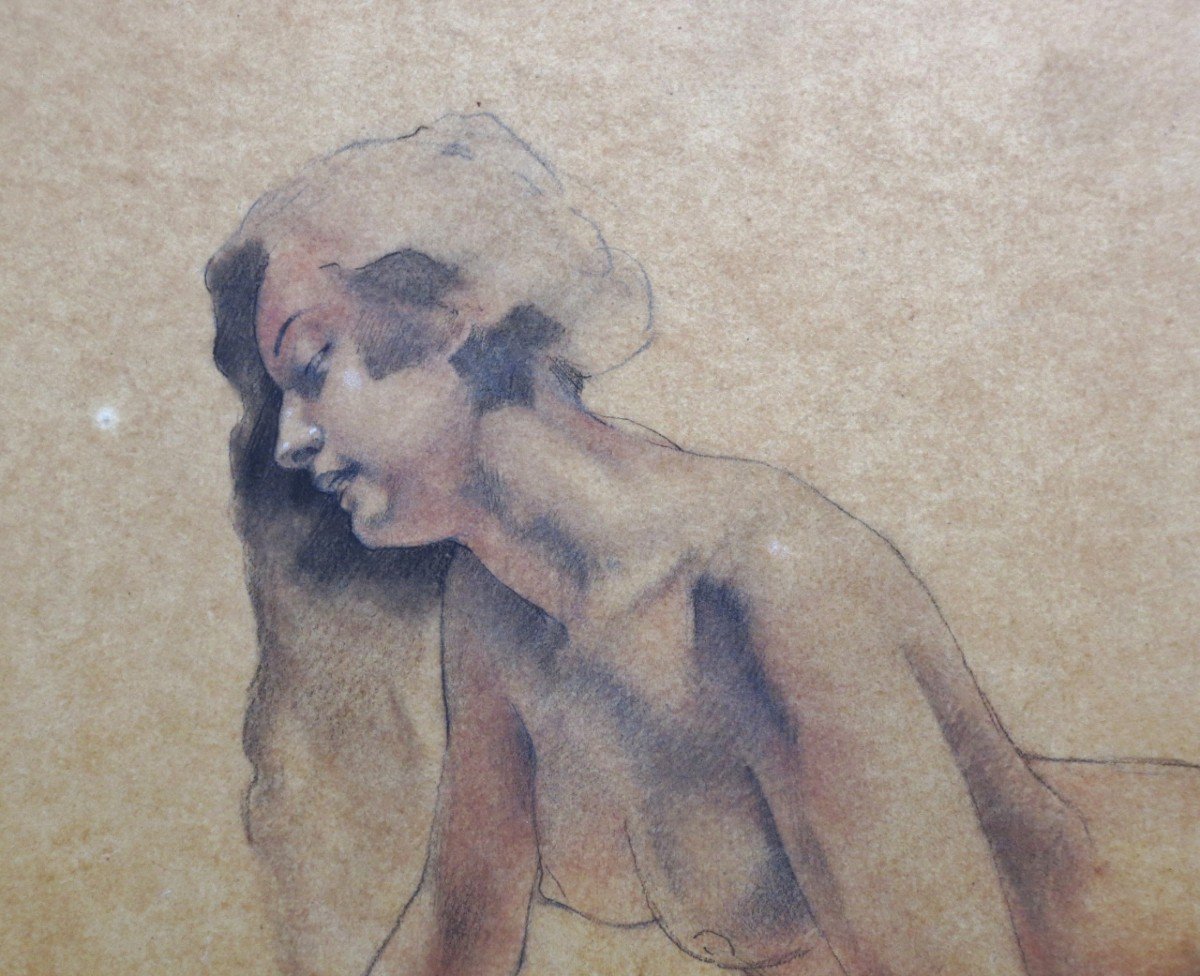 Drawing By René Lelong 1871-1933.  -photo-3