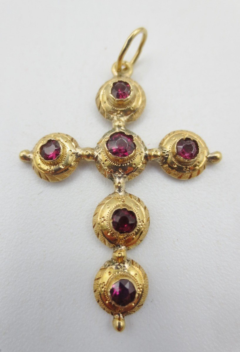 Croix En Or, XIXe Siècle.-photo-3