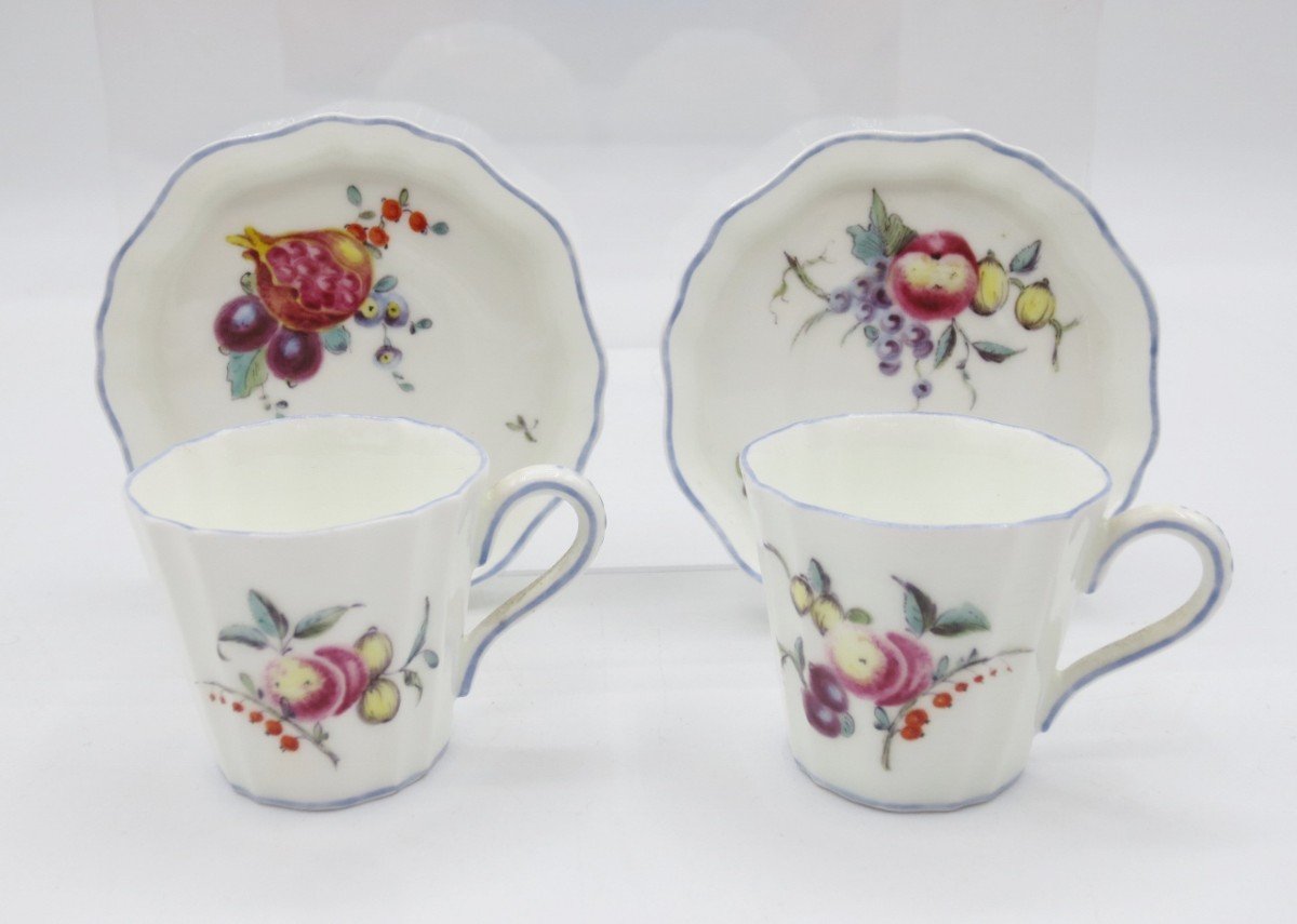 Miniature Service Of Mennecy-duchy Of Villeroy.-photo-4