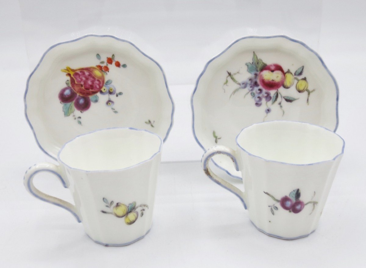 Miniature Service Of Mennecy-duchy Of Villeroy.-photo-2
