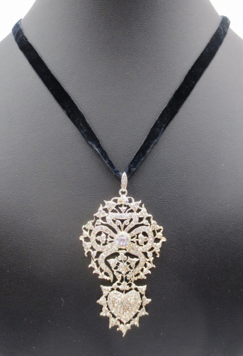 Norman Heart Pendant, 19th Century.  -photo-2