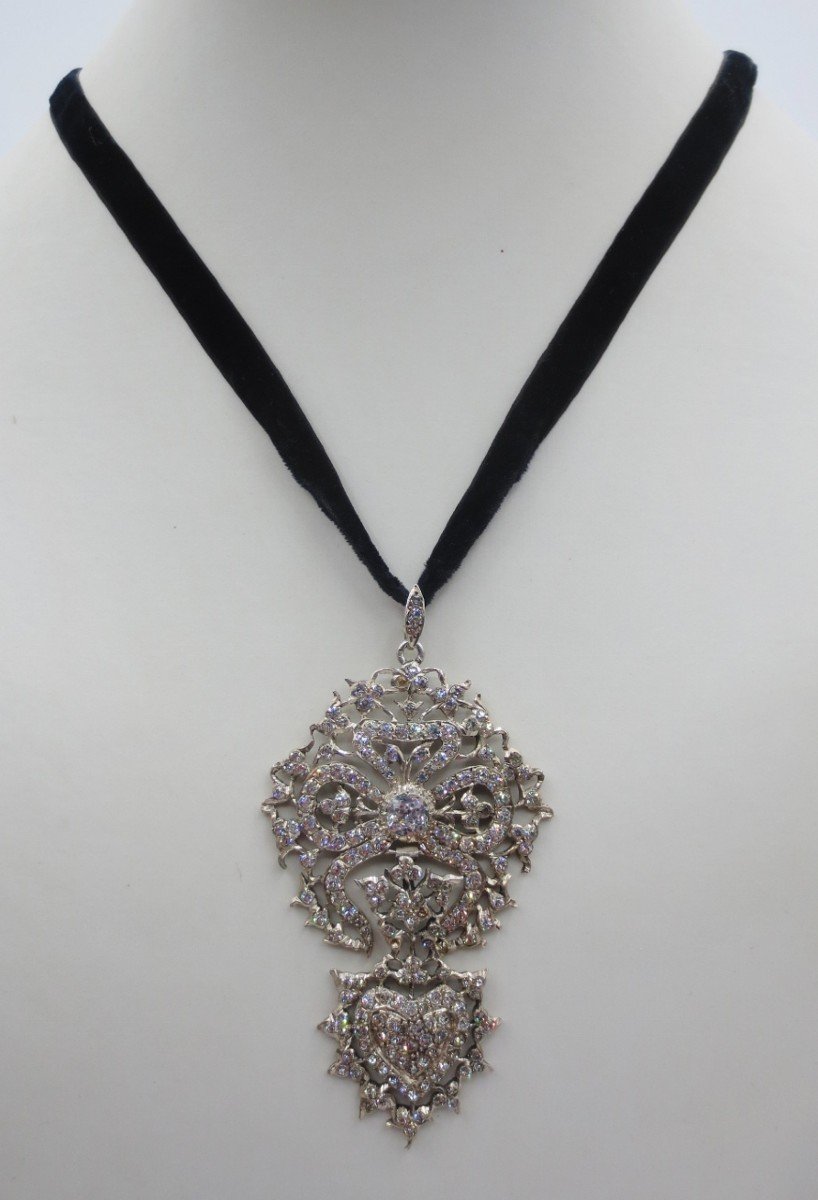 Norman Heart Pendant, 19th Century.  -photo-3