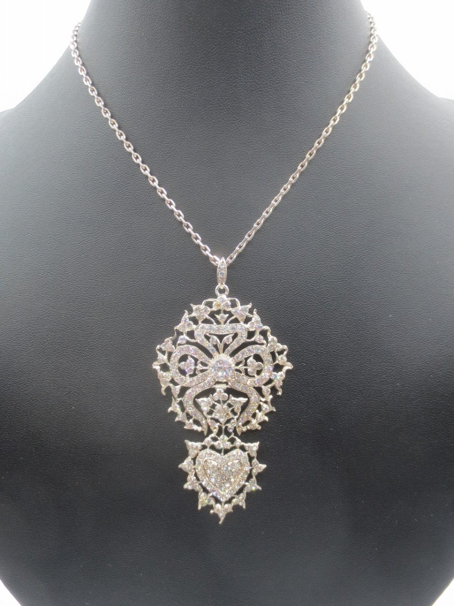 Norman Heart Pendant, 19th Century.  -photo-2
