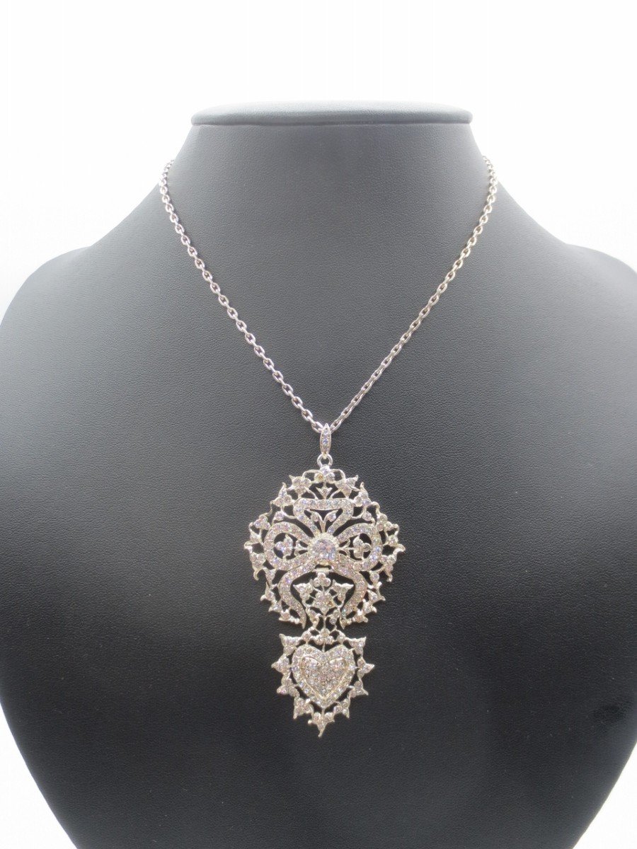Norman Heart Pendant, 19th Century.  -photo-4