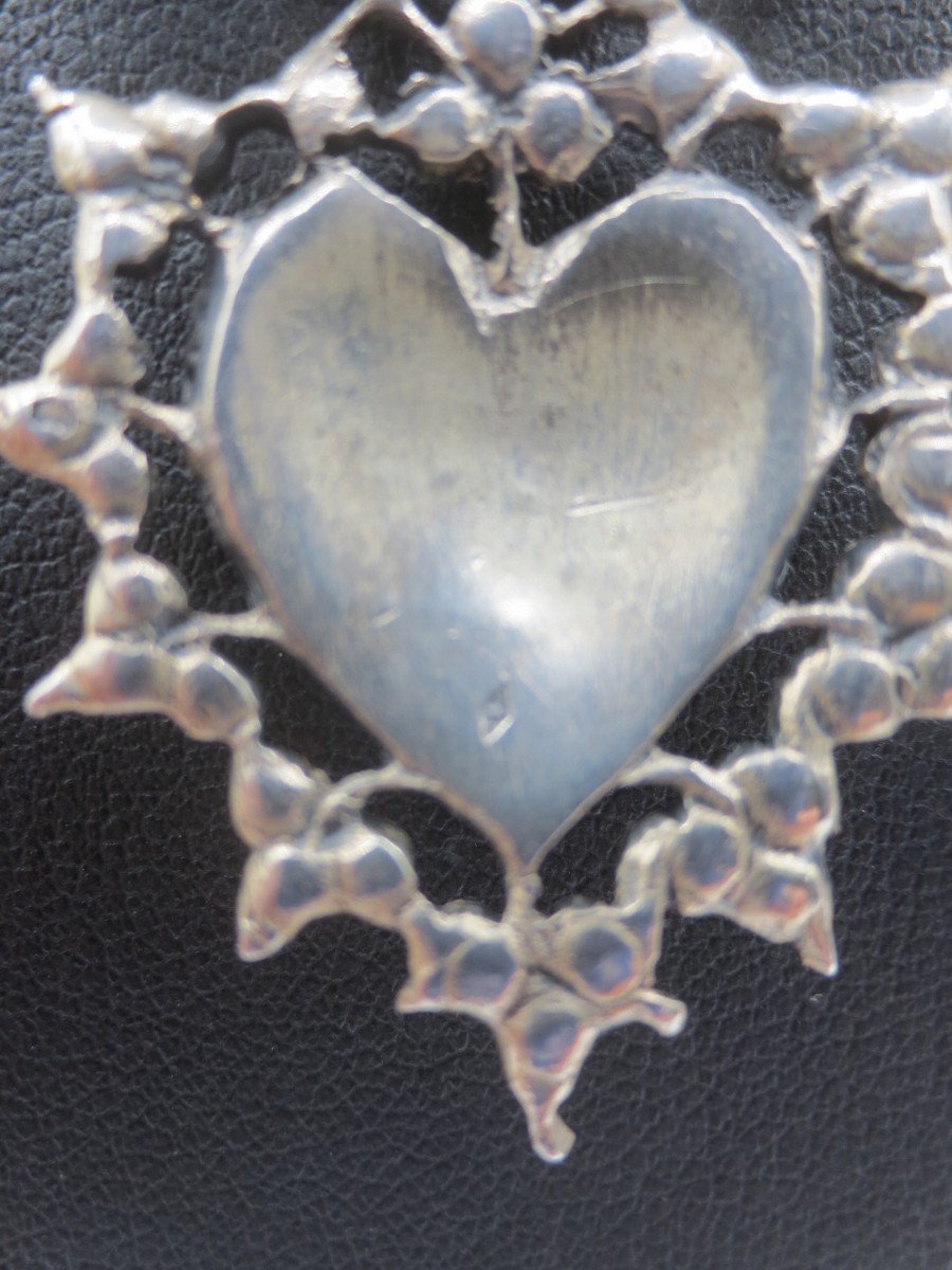 Norman Heart Pendant, 19th Century.  -photo-6