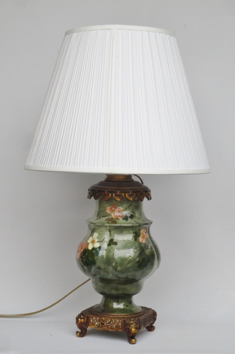 Pair Of Impressionist Ceramic Lamps, 1876 – 1881.-photo-8