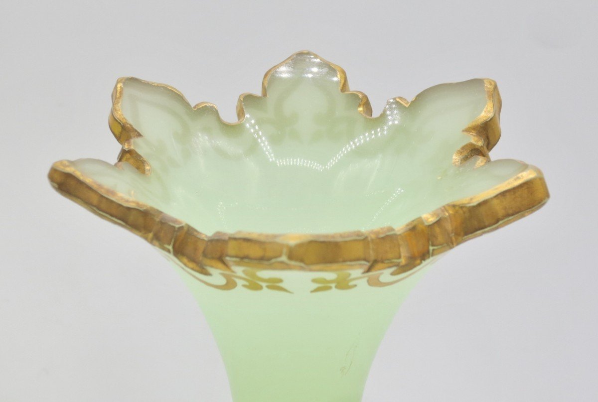 Vases En Opaline, XIXe Siècle. -photo-1