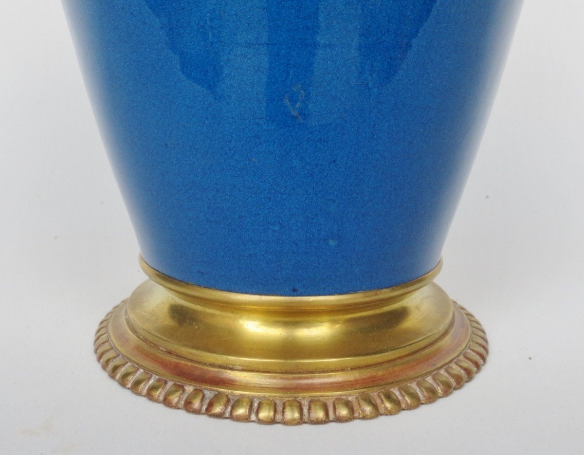 Porcelain Lamp, Circa 1930.-photo-4