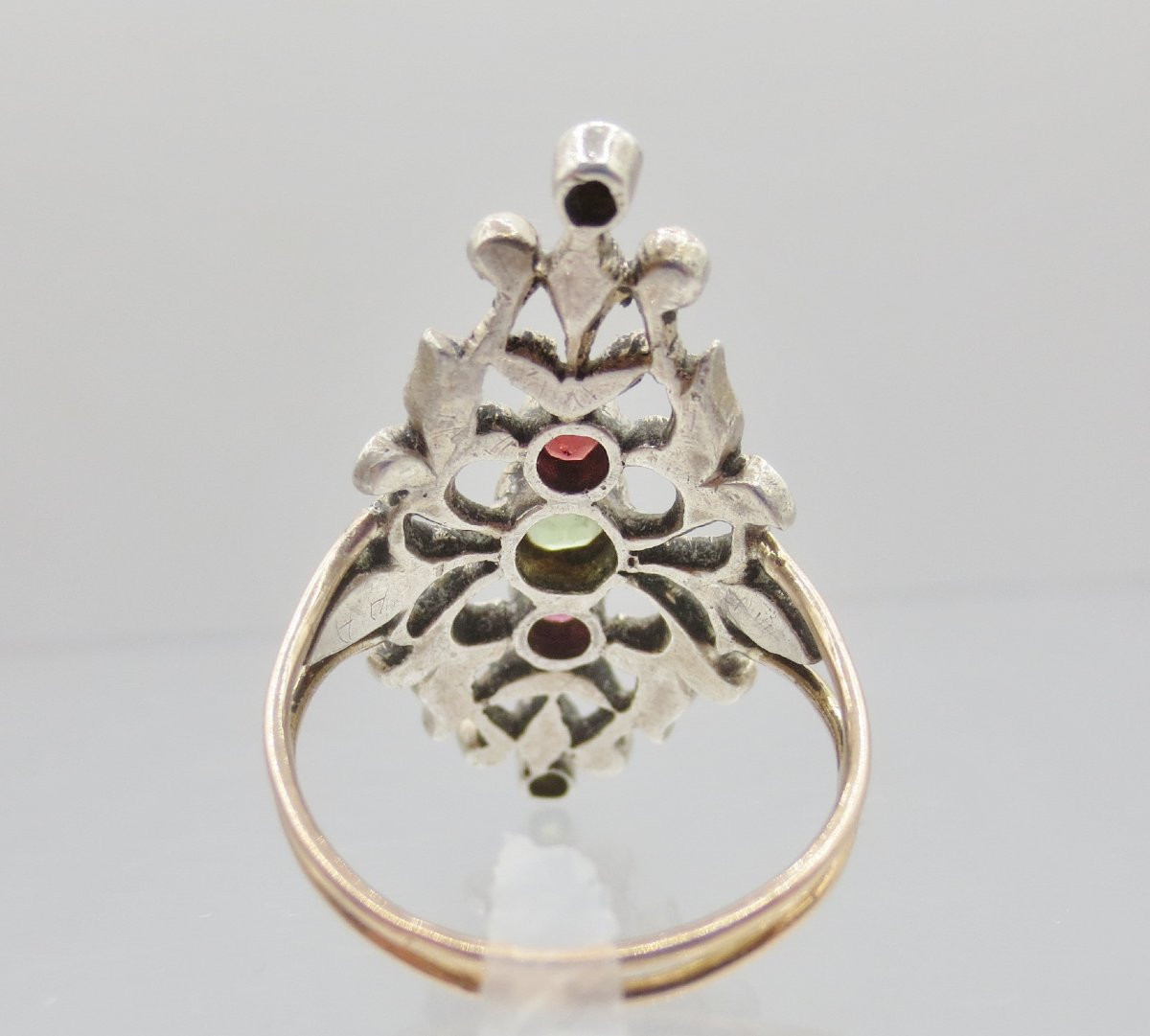 Marquise or et argent, XIXe siècle. -photo-4