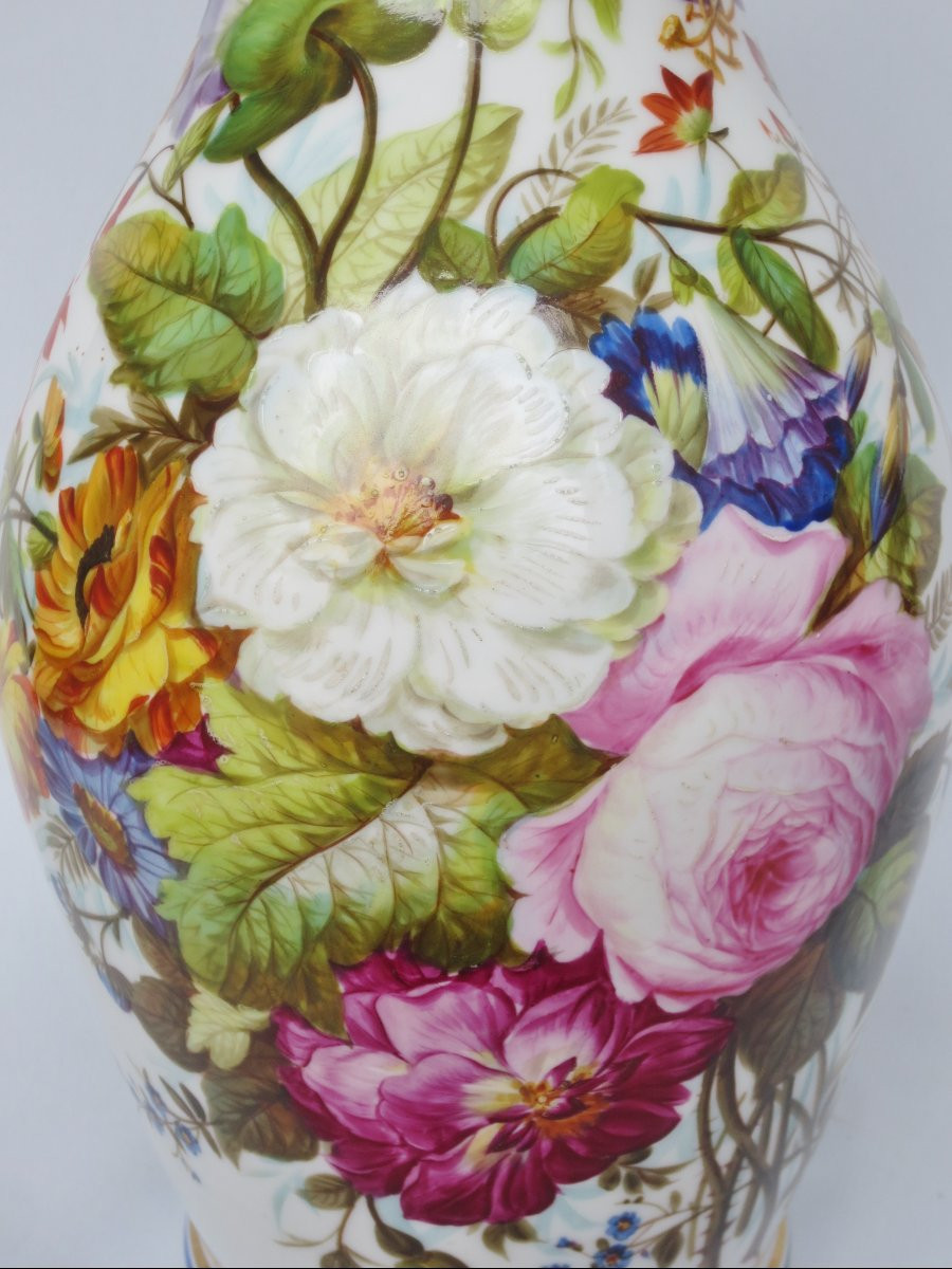 Vase en porcelaine d’époque Restauration. -photo-2