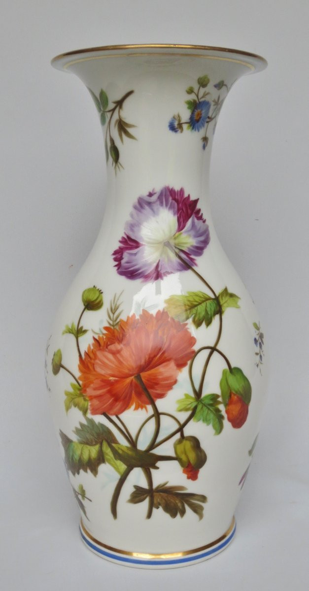Vase en porcelaine d’époque Restauration. -photo-5