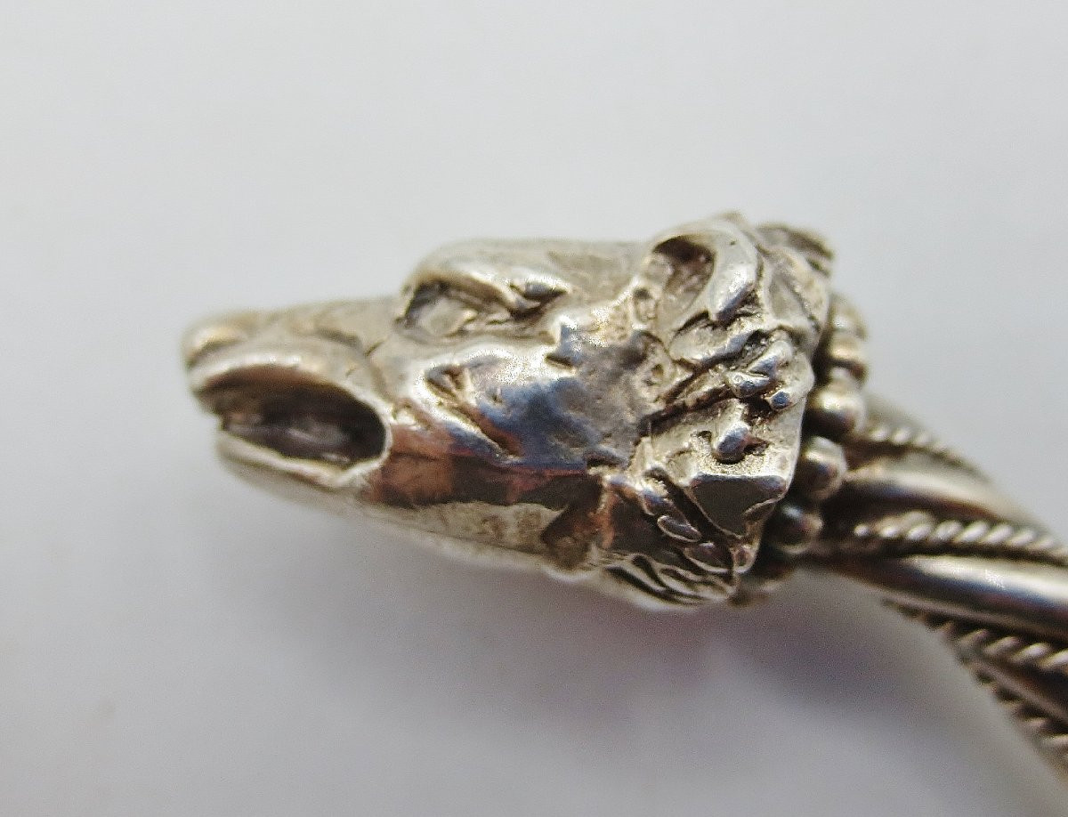 Bracelet Torque en argent massif.  -photo-2