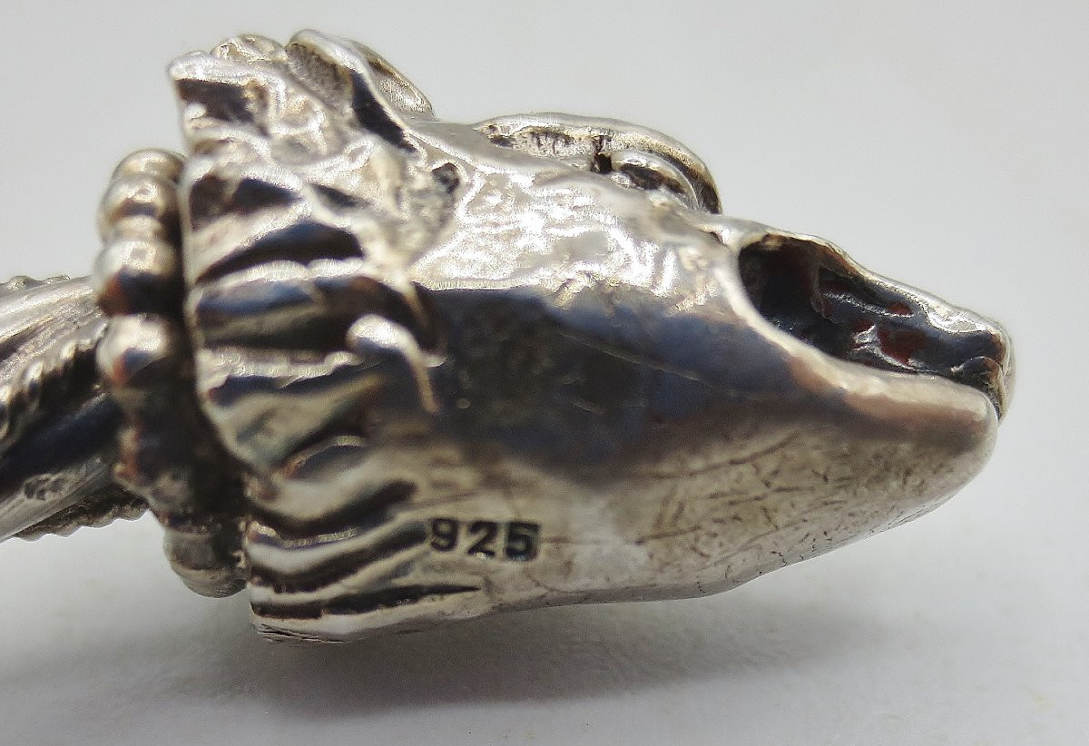 Bracelet Torque en argent massif.  -photo-4