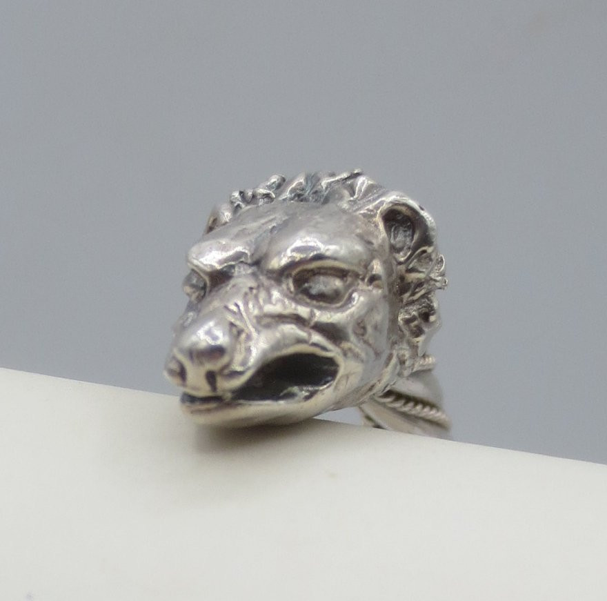 Bracelet Torque en argent massif.  -photo-1