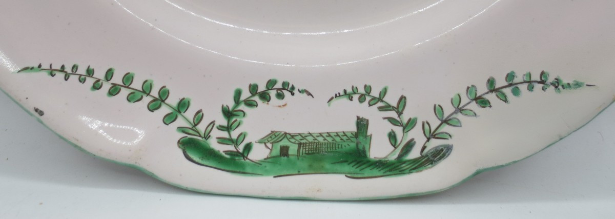 18th Century Moustiers Plate.-photo-4
