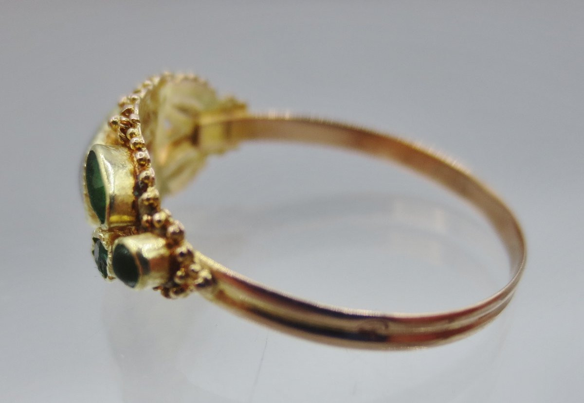 Ring From The Charles X Period. -photo-3