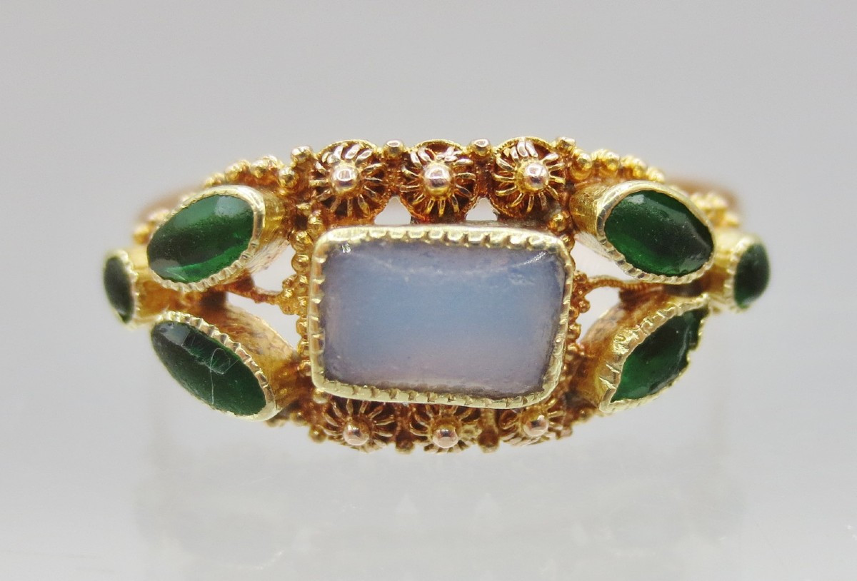 Ring From The Charles X Period. -photo-3