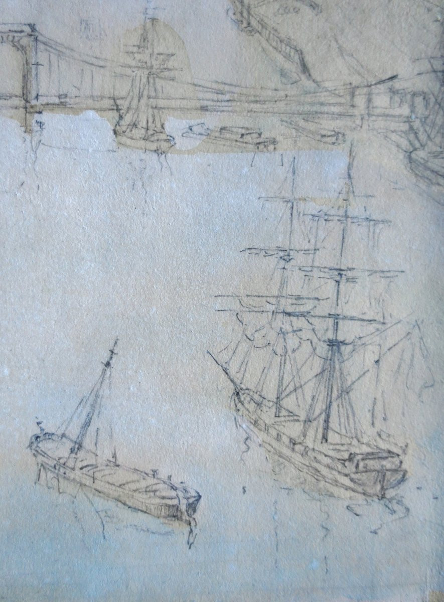 Rouen, Dessin XIXe siècle. -photo-4