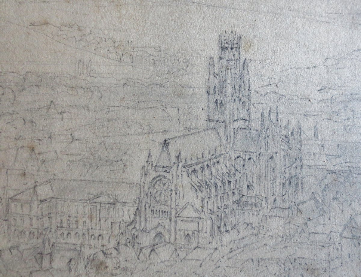 Rouen, Dessin XIXe siècle. -photo-5