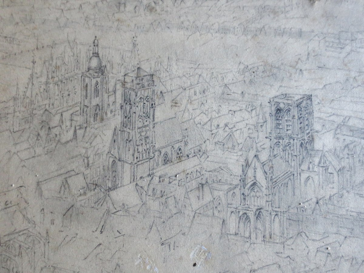 Rouen, Dessin XIXe siècle. -photo-6