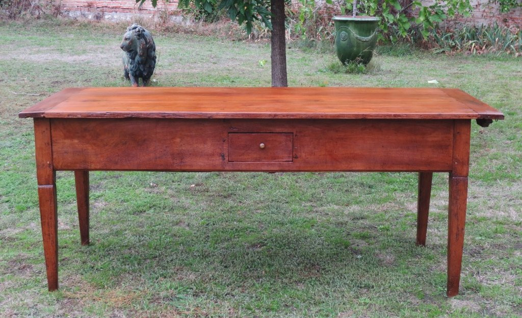 Table de ferme, début XIXe siècle.-photo-2