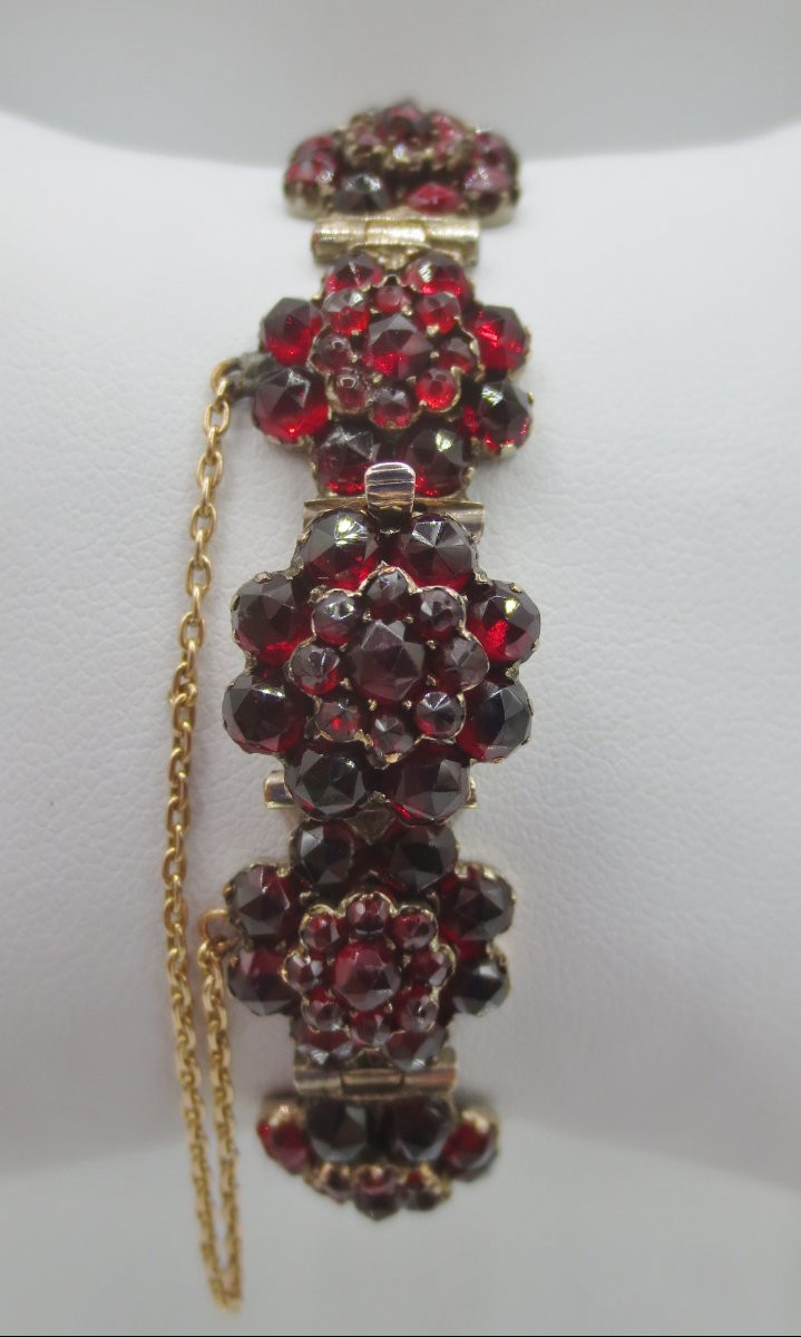 Bracelet serti de grenats, Napoléon III.   -photo-4