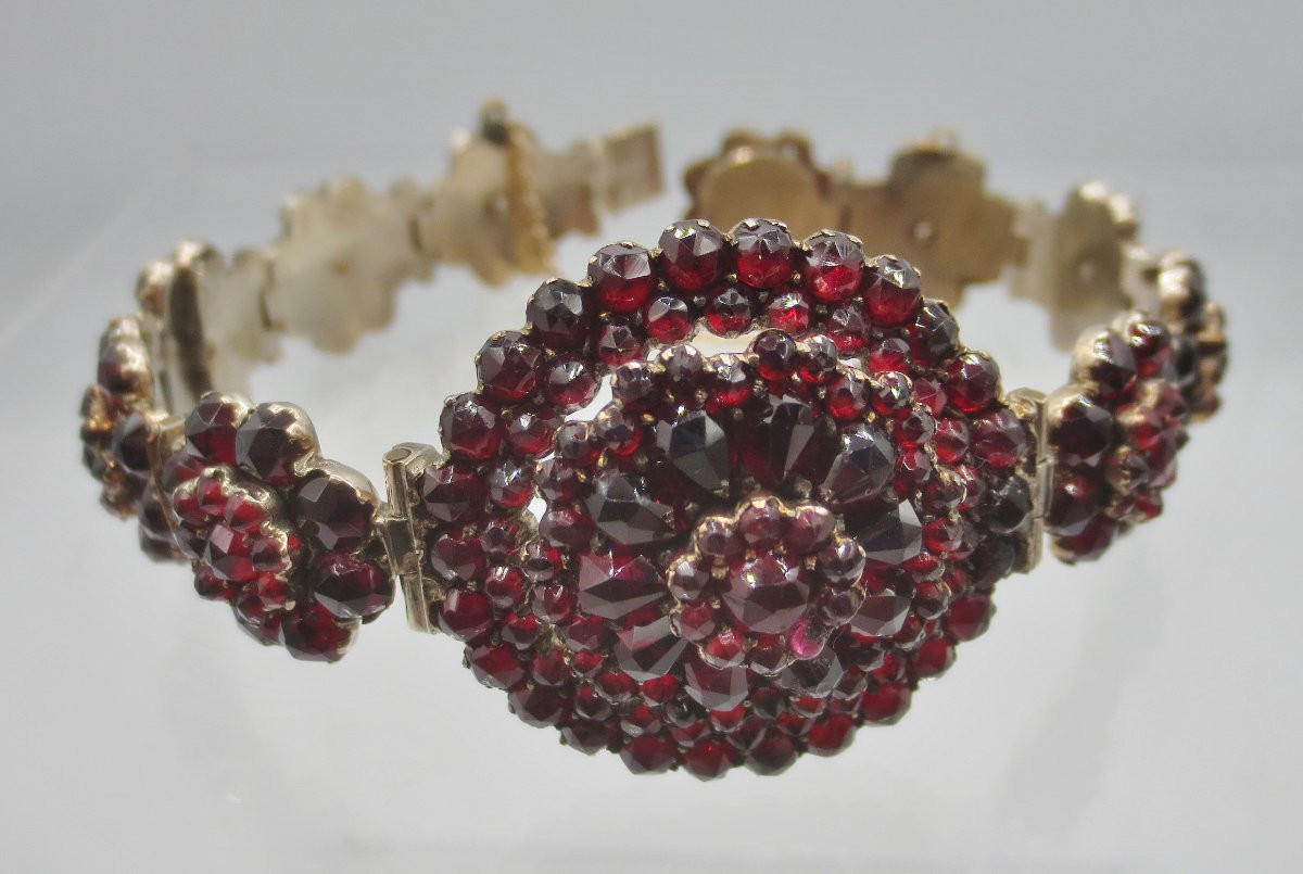 Bracelet serti de grenats, Napoléon III.   -photo-3