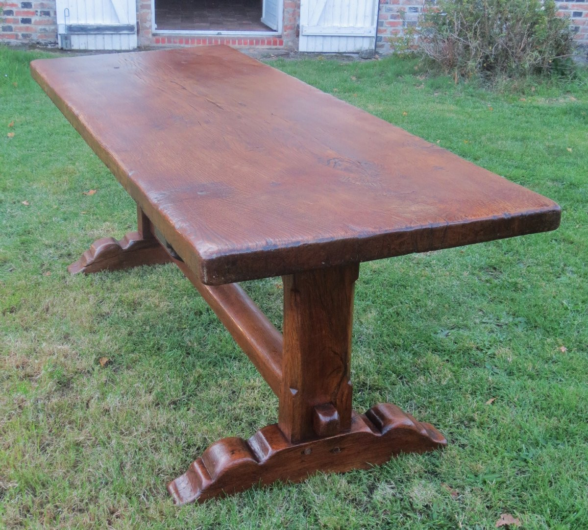 Table de ferme, dite table de monastère. -photo-5