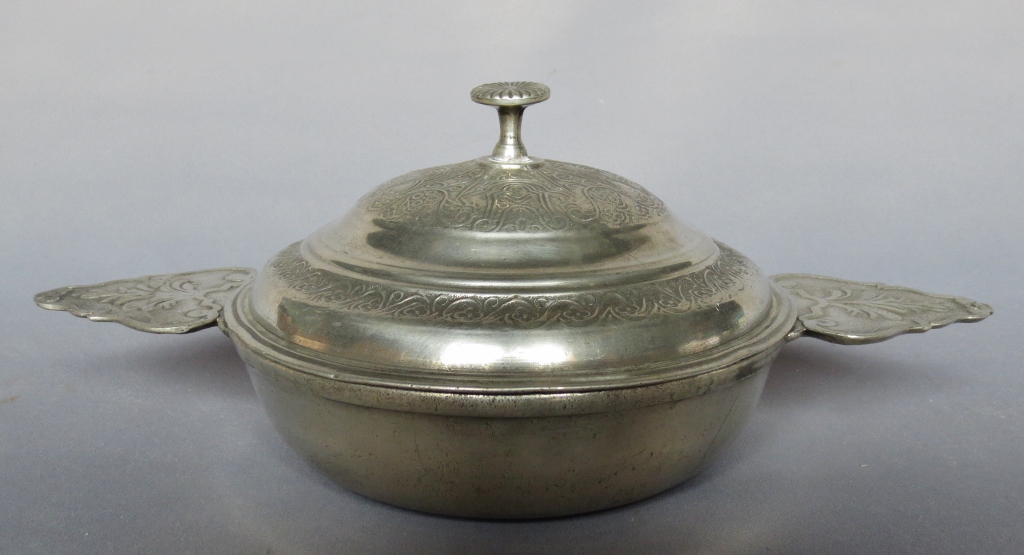 Pewter Bowl, Orleans Eighteenth Century.-photo-4