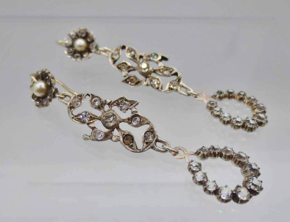 Earrings, Early 20th Century.   -photo-4