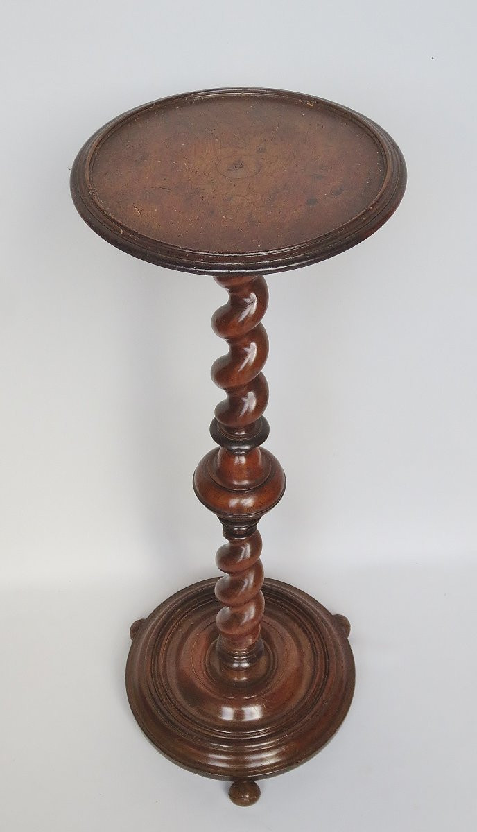 Sellette porte lumière, XVIIe siècle. -photo-2