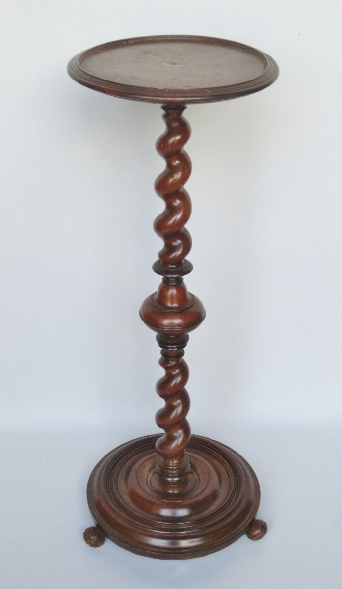 Sellette porte lumière, XVIIe siècle. -photo-4