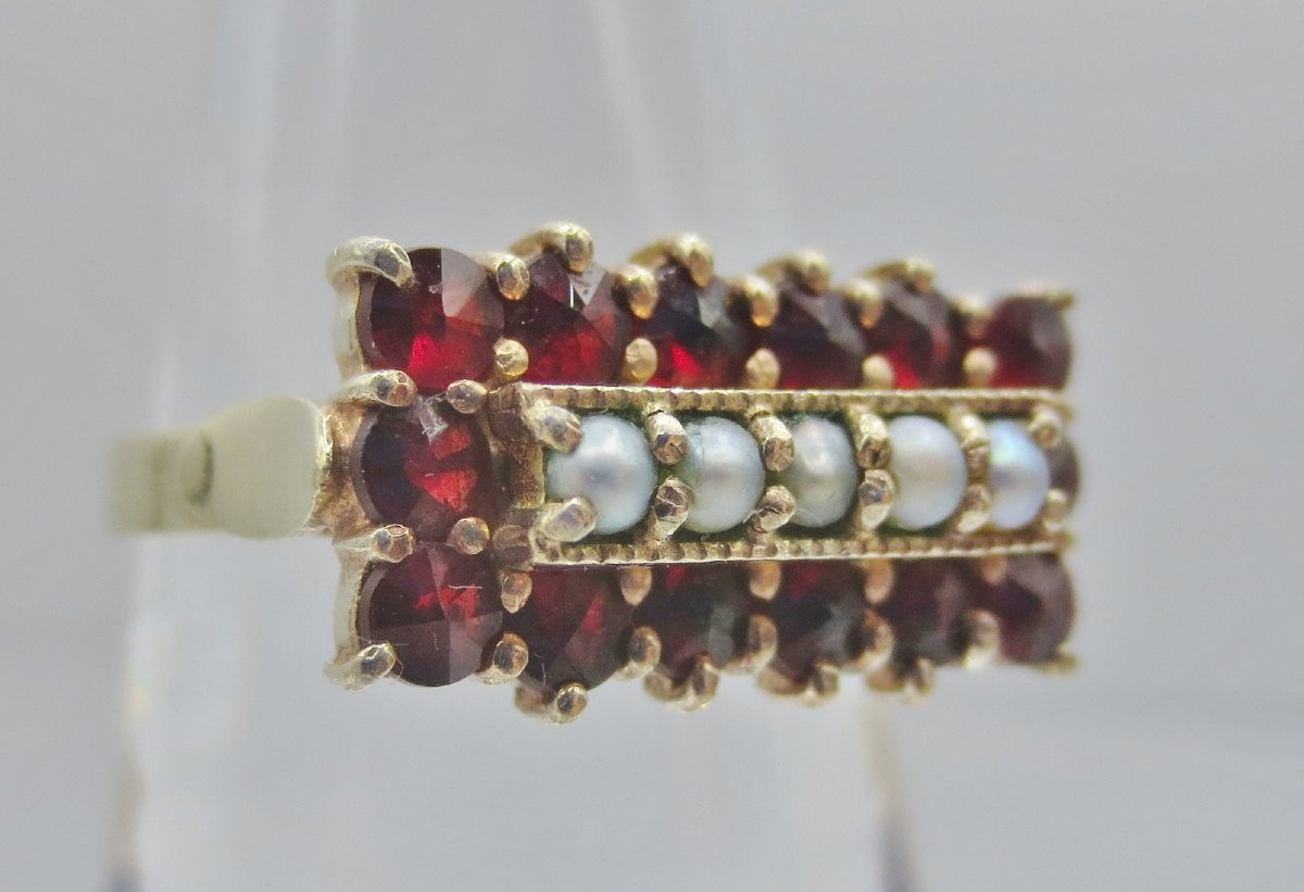 Bague en vermeil.  -photo-1