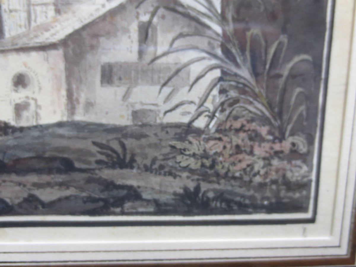 Arc de Constantin, Rome, suiveur d' Hubert Robert. -photo-4