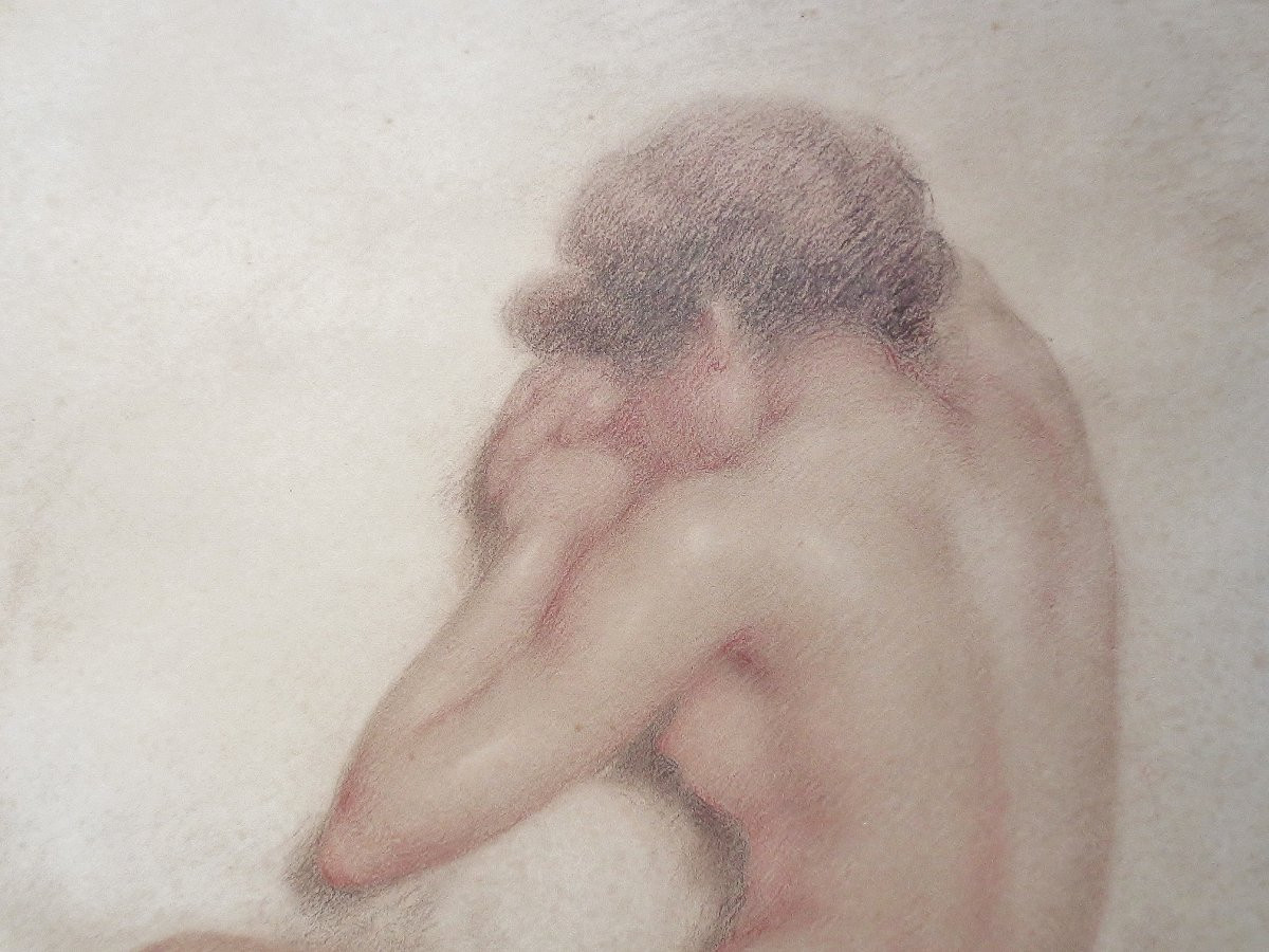 Nude Drawn In Sanguine. -photo-3