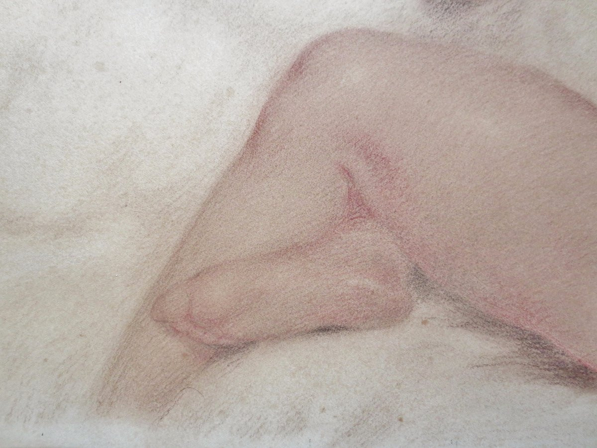 Nude Drawn In Sanguine. -photo-2