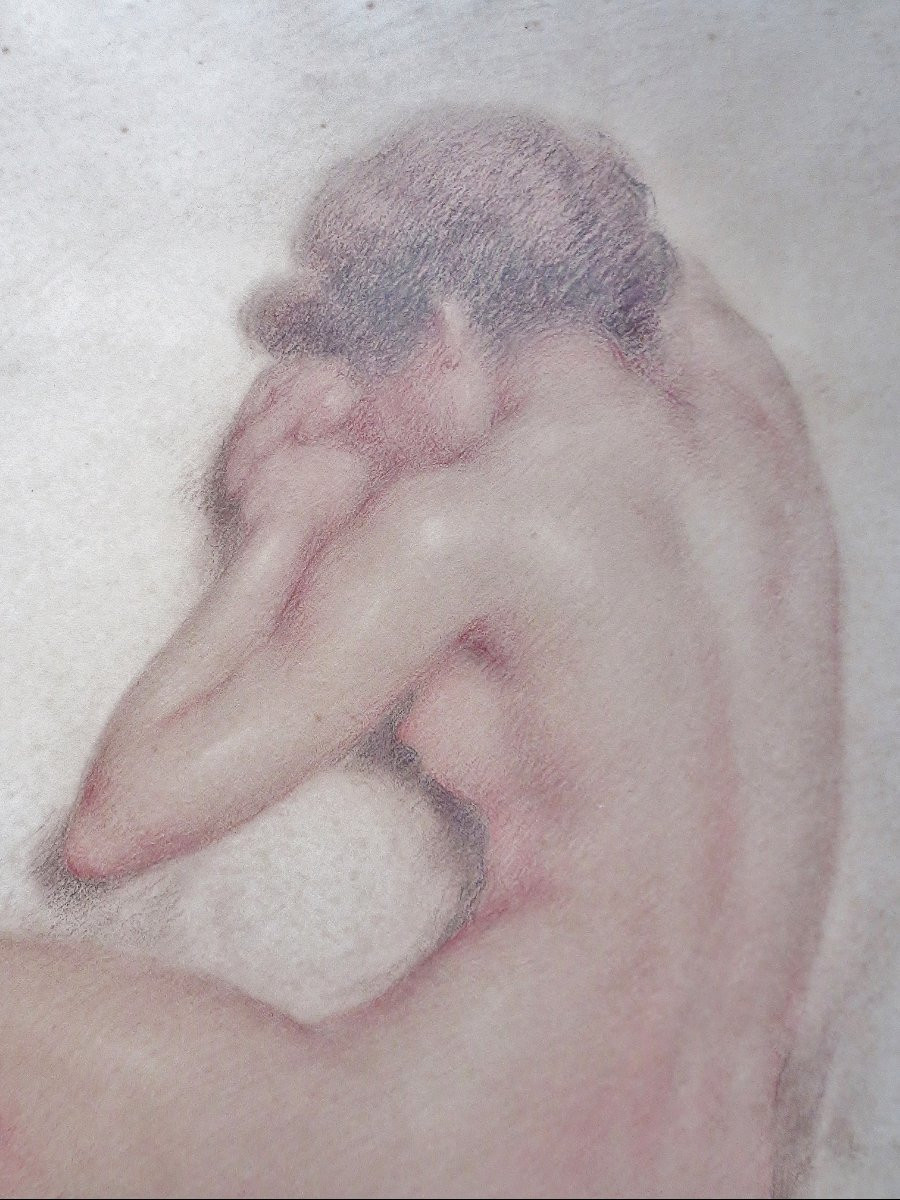 Nude Drawn In Sanguine. -photo-3