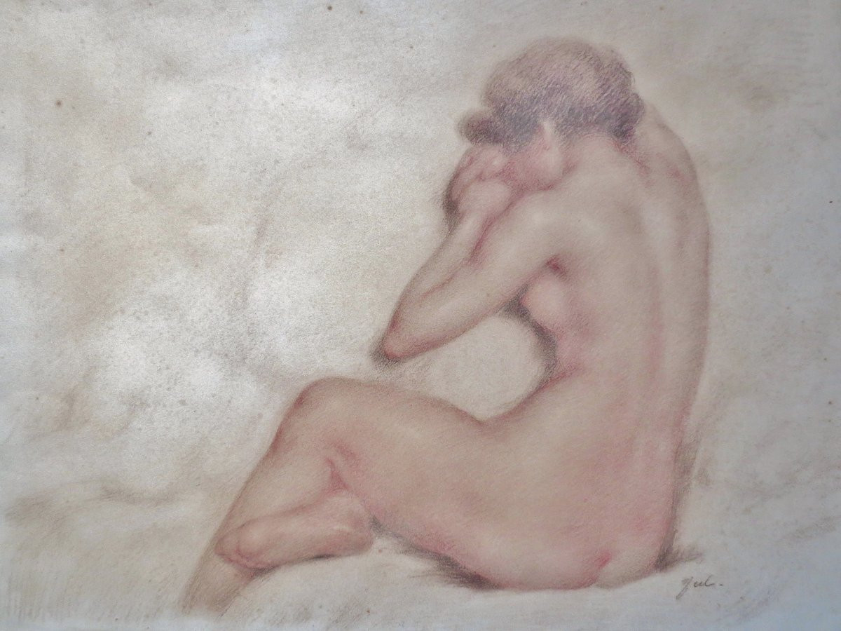 Nude Drawn In Sanguine. -photo-6