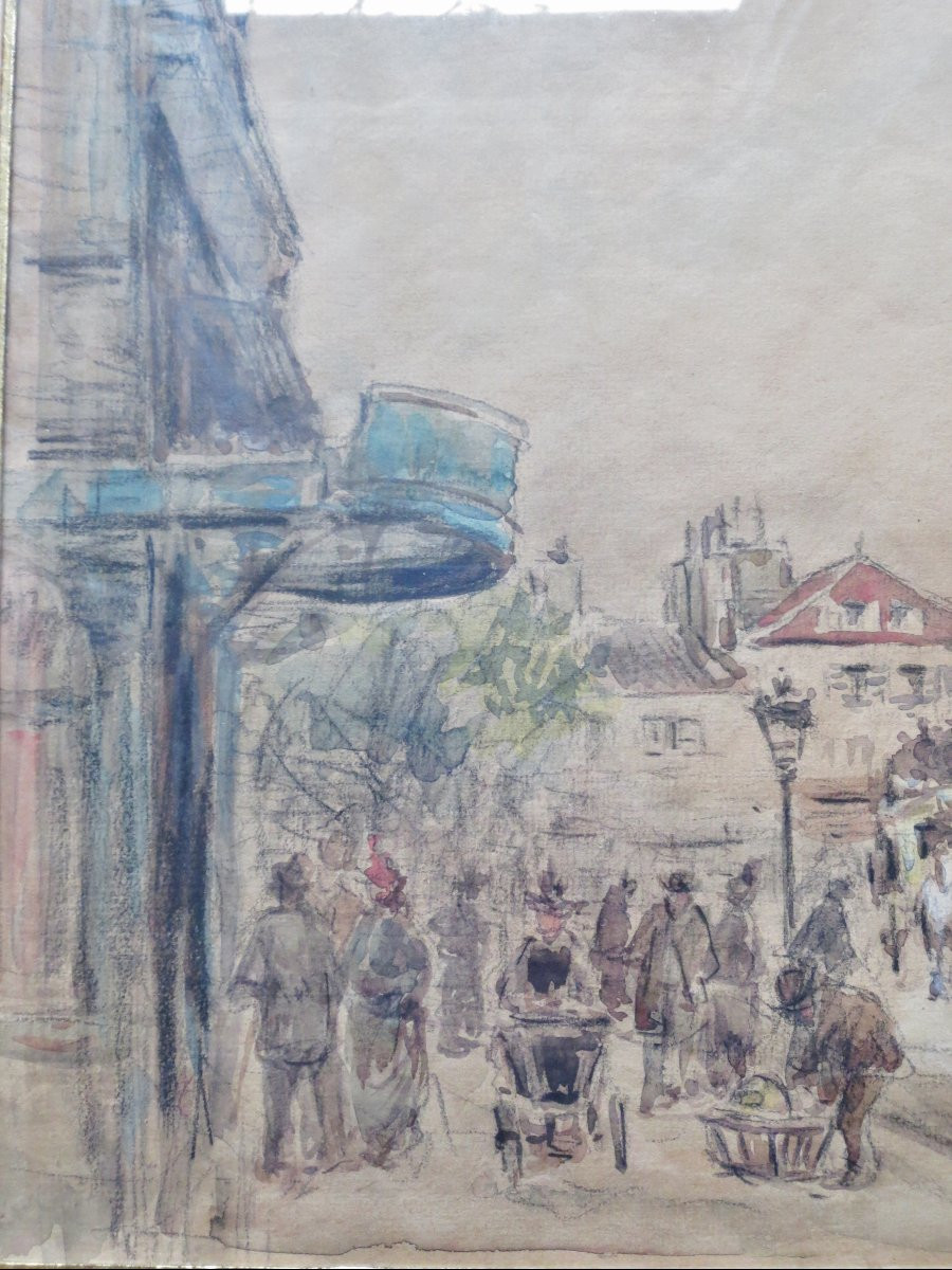 Saint Germain des Prés, signé Frédéric Léon -photo-4