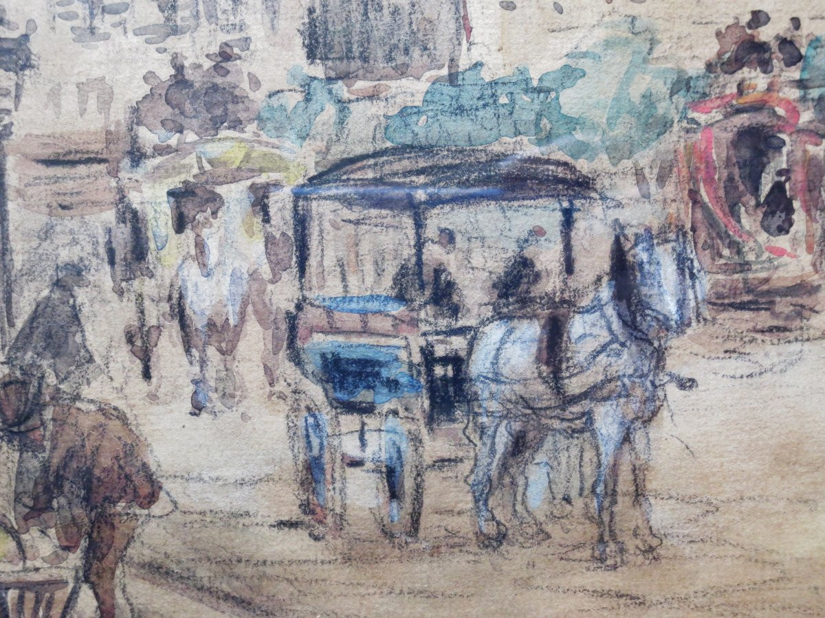 Saint Germain des Prés, signé Frédéric Léon -photo-5