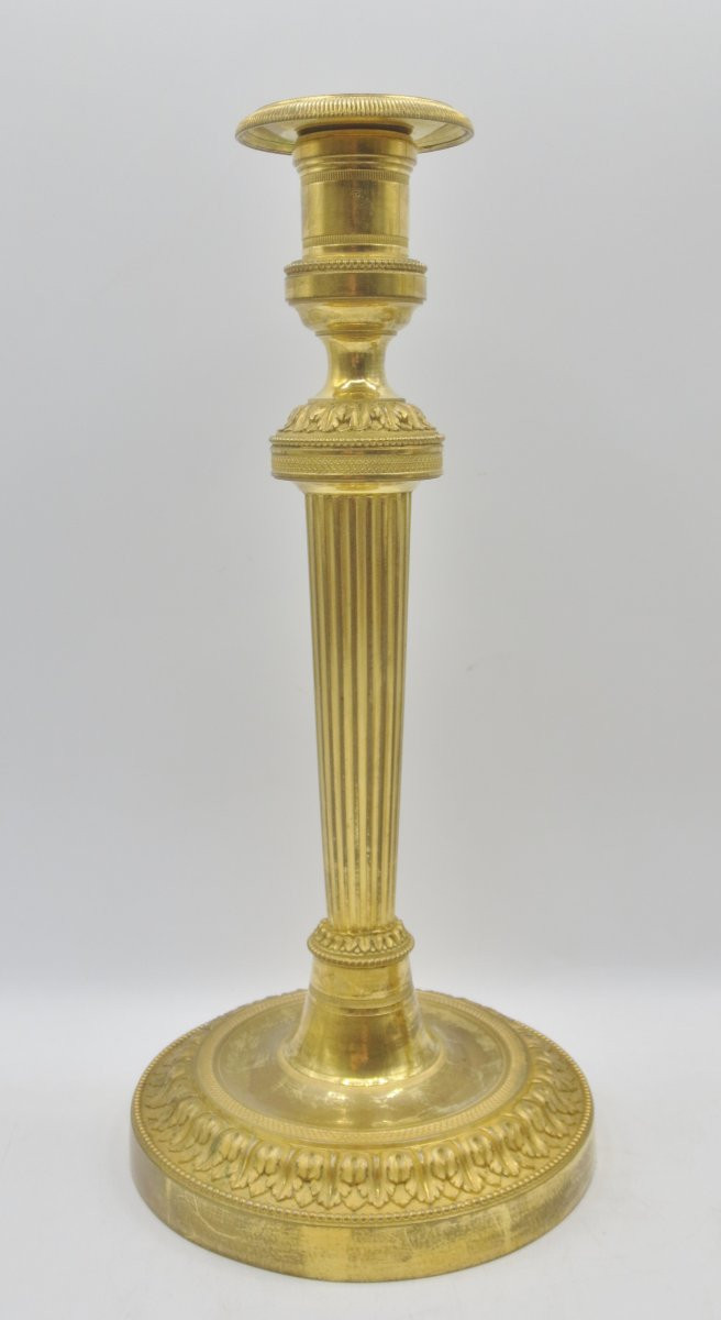 Pair Of Louis XVI Candlesticks.-photo-2