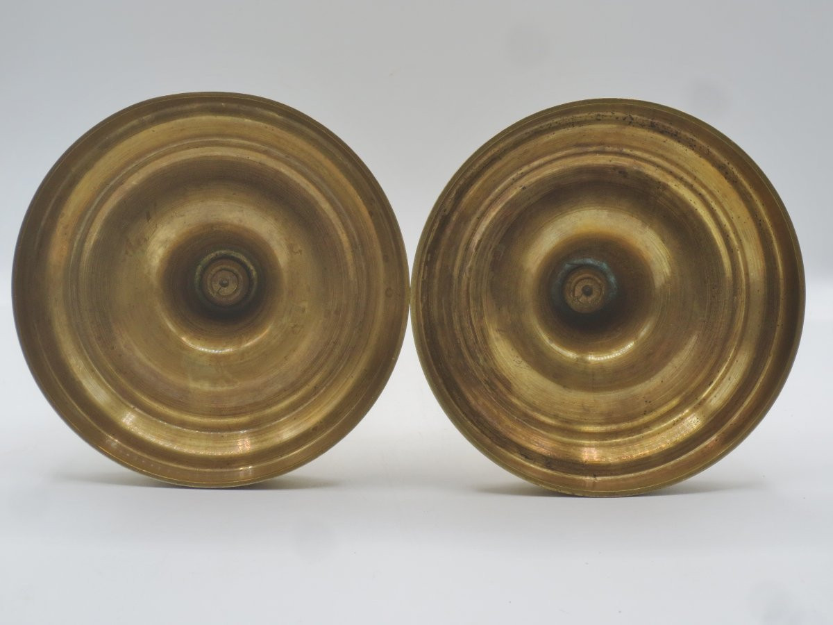 Pair Of Louis XVI Candlesticks.-photo-4