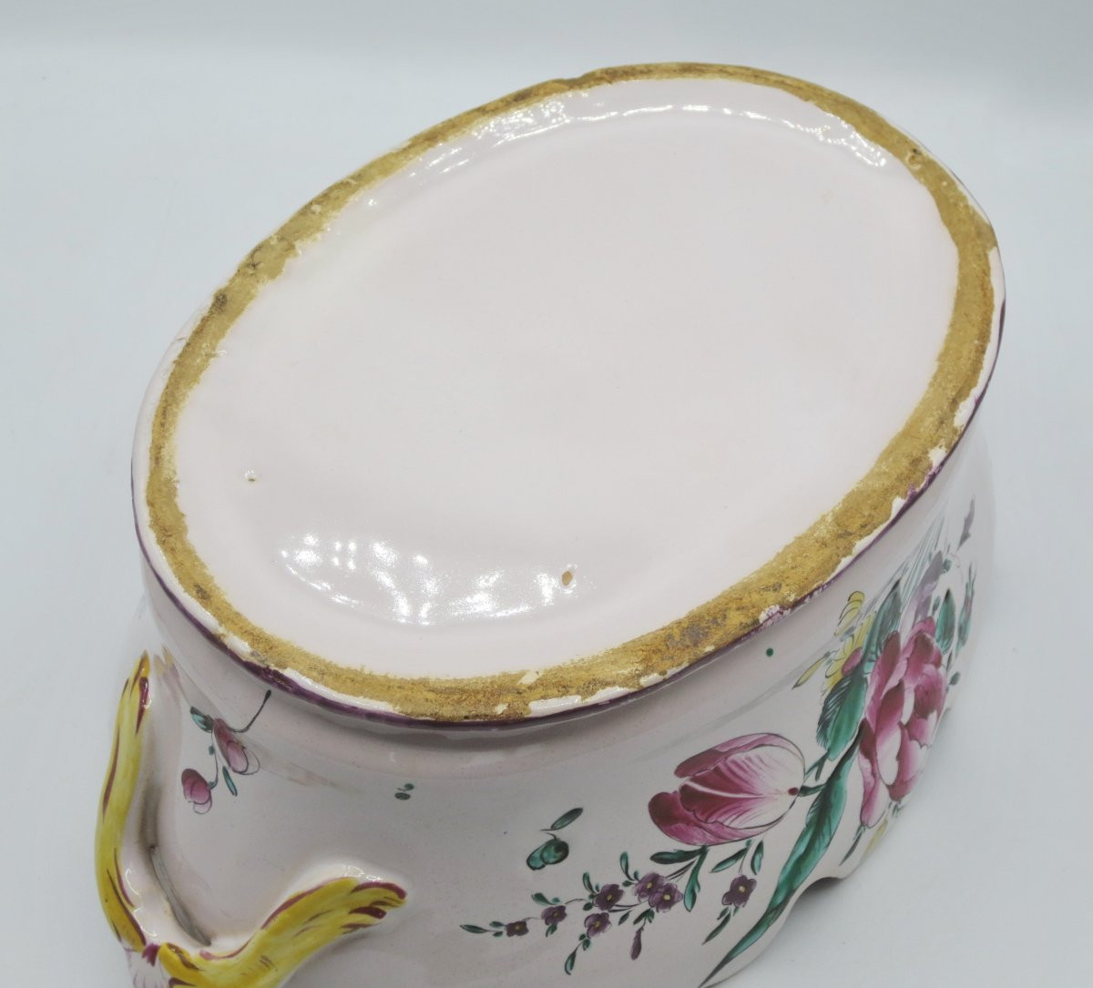 Verrière en faïence, Moustiers XVIIIe siècle.-photo-7