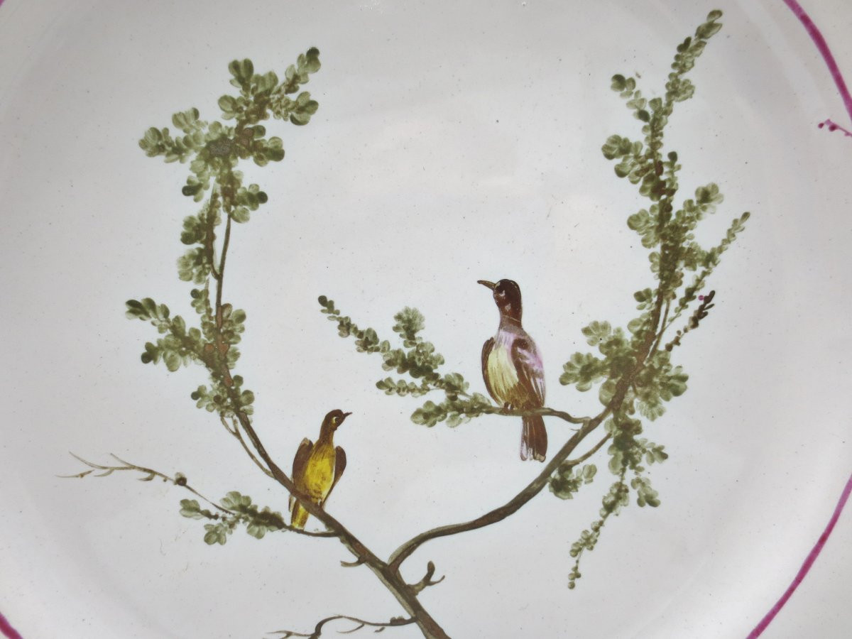 Assiette Marseille, XVIIIe siècle. -photo-2