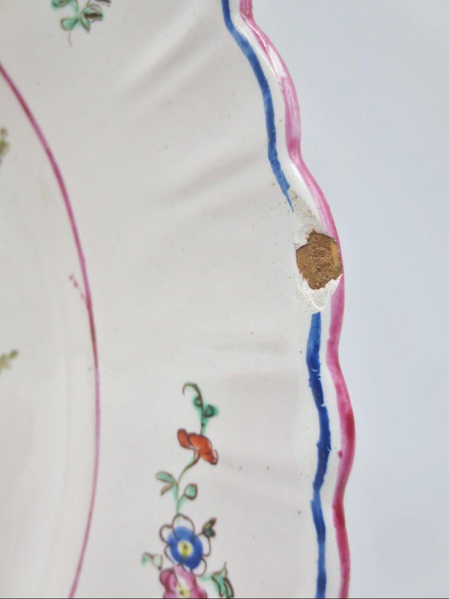 Assiette Marseille, XVIIIe siècle. -photo-3