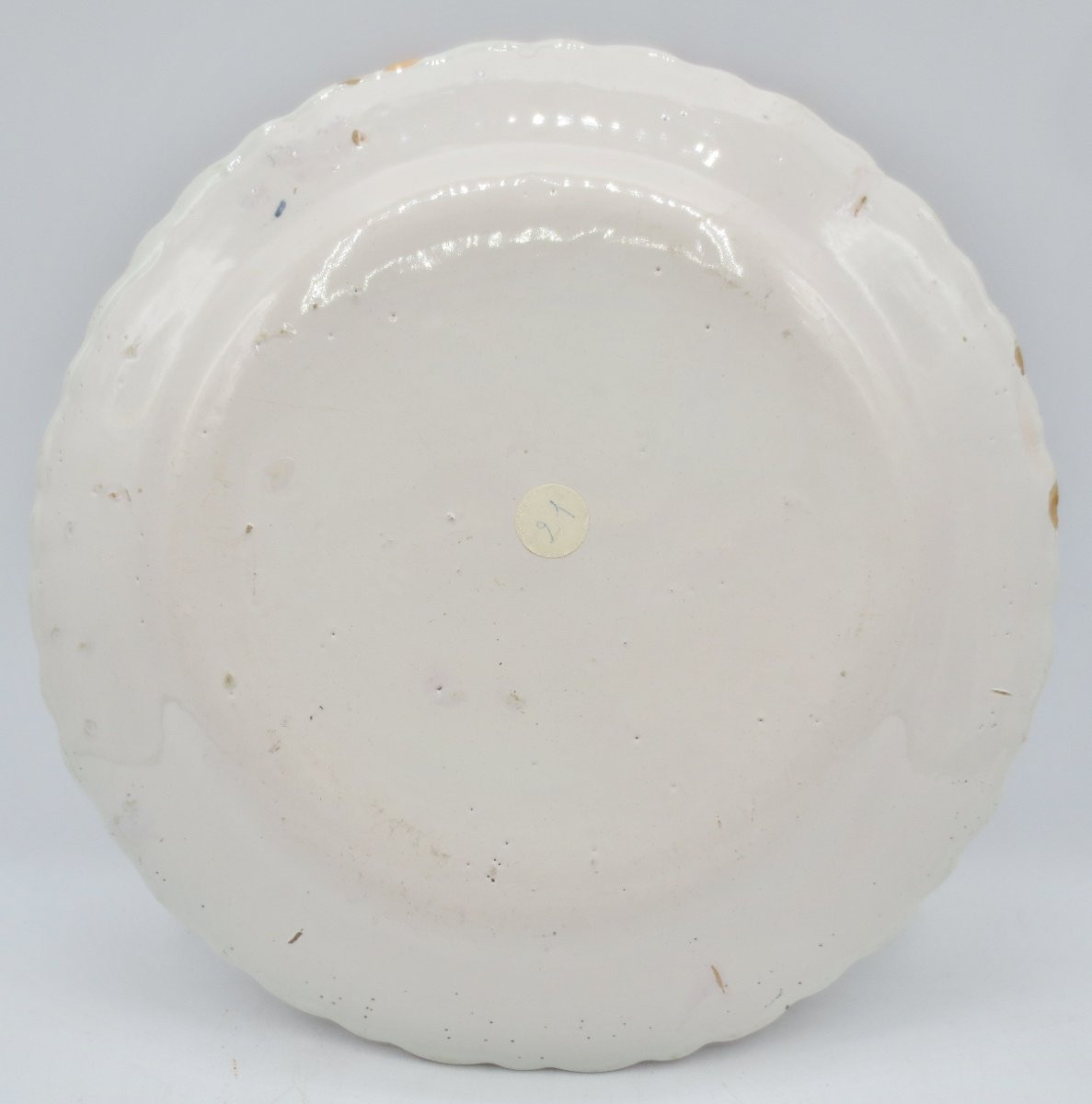 Assiette Marseille, XVIIIe siècle. -photo-4