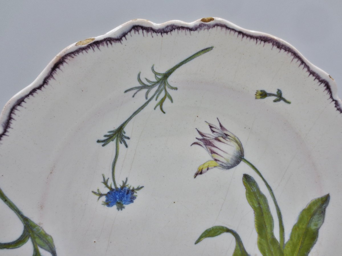 Plate From Marseille, 18th Century.-photo-2