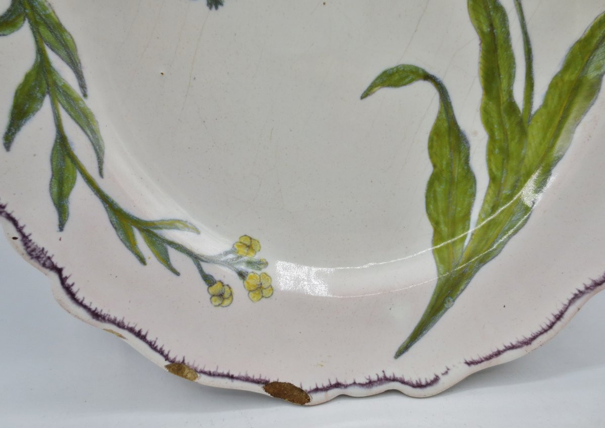 Plate From Marseille, 18th Century.-photo-3