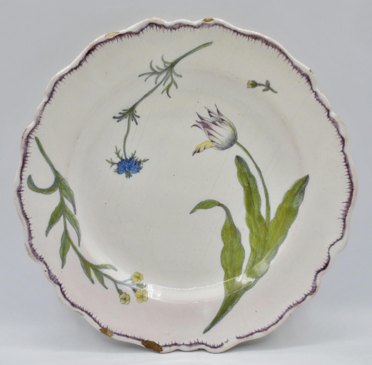 Plate From Marseille, 18th Century.