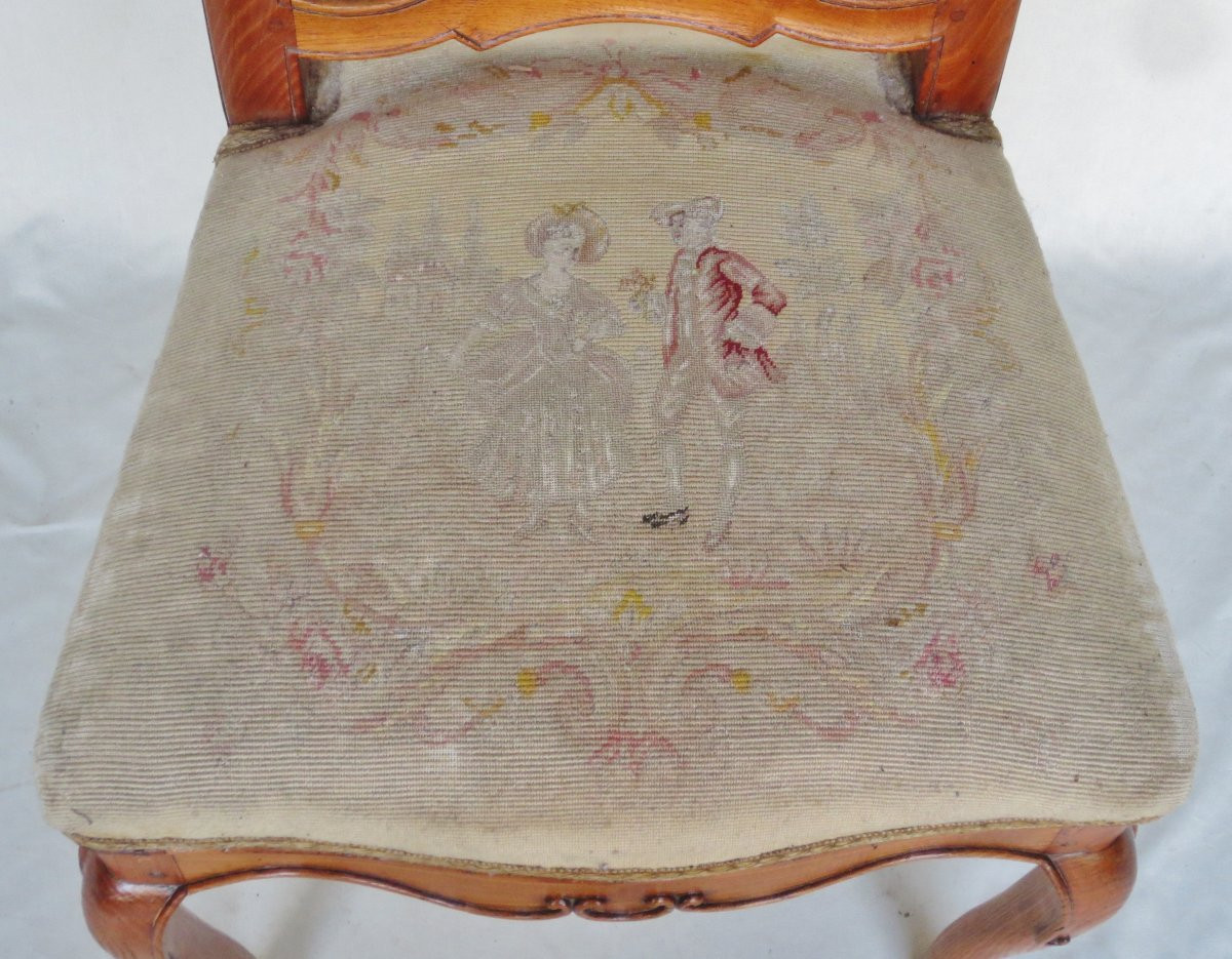 Set Of Six Chairs, Venice Mid-18th Century. -photo-4